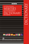 NewAge International Webster`s Quick Reference Dictionary Notebook